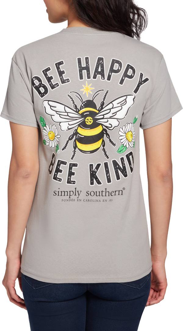 Simply Southern Women's Bee Happy Short Sleeve T-Shirt product image
