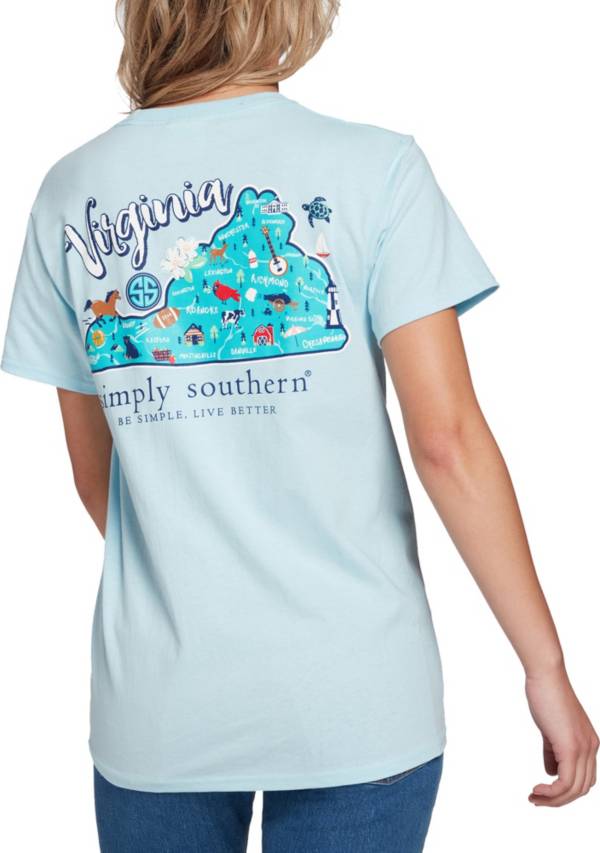 Simply Southern Women's State Virginia Short Sleeve Graphic T-Shirt product image