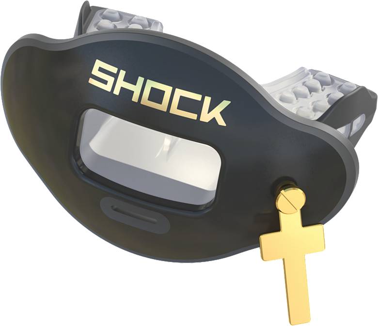 Shock Doctor 3D Gold Cross Max Airflow Mouthguard | Dick's Shock Doctor 3D Gold Cross Max Airflow Mouthguard | Dick's