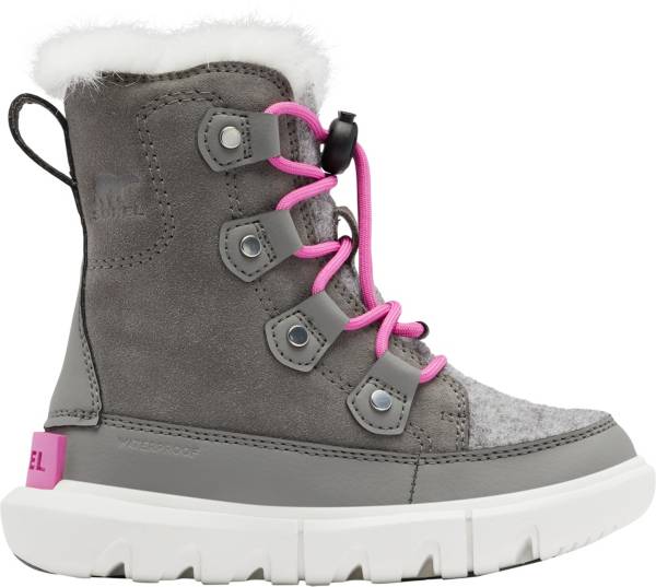 SOREL Kids' Explorer Lace 100g Waterproof Winter Boots product image