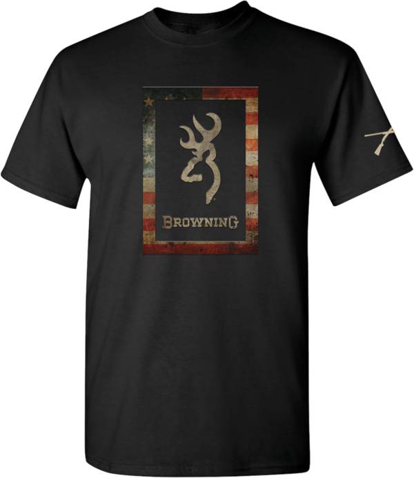 Browning Men's Scroll BackMark Flag T-Shirt product image