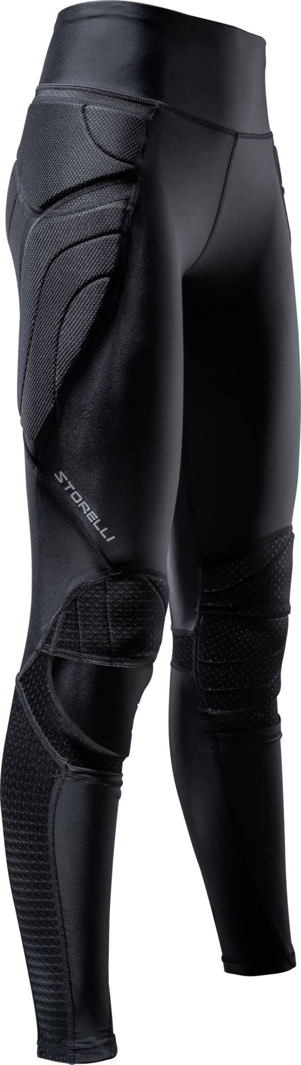 Storelli BodyShield Turf Burn Leggings 2 | Full-Length Padded Soccer Pants  | Enhanced Lower Body Protection Black