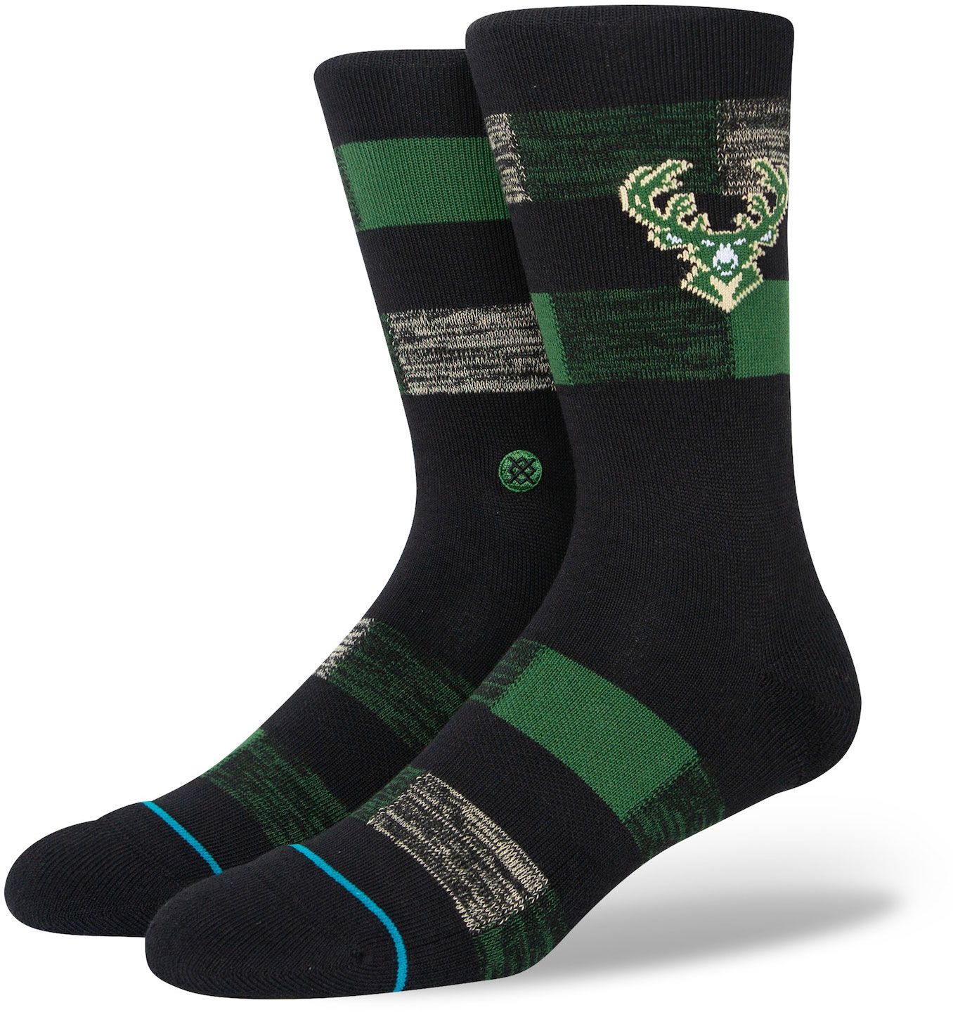 Stance Milwaukee Bucks Cryptic Crew Socks