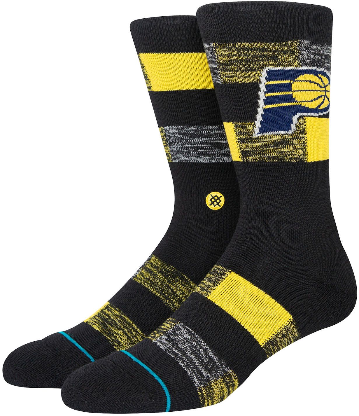 Stance Indiana Pacers Cryptic Crew Socks - Big Apple Buddy