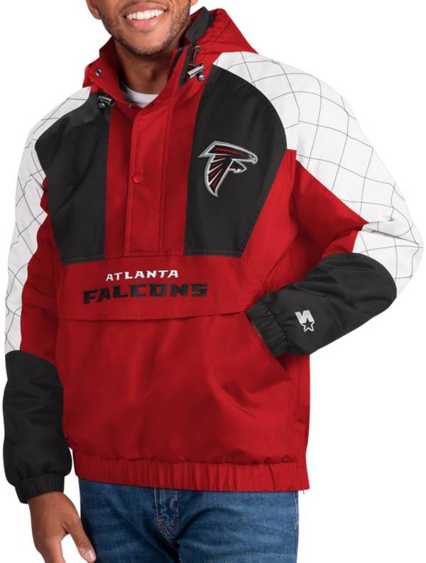 Starter Men's Atlanta Falcons Body Check White Pullover Jacket product image