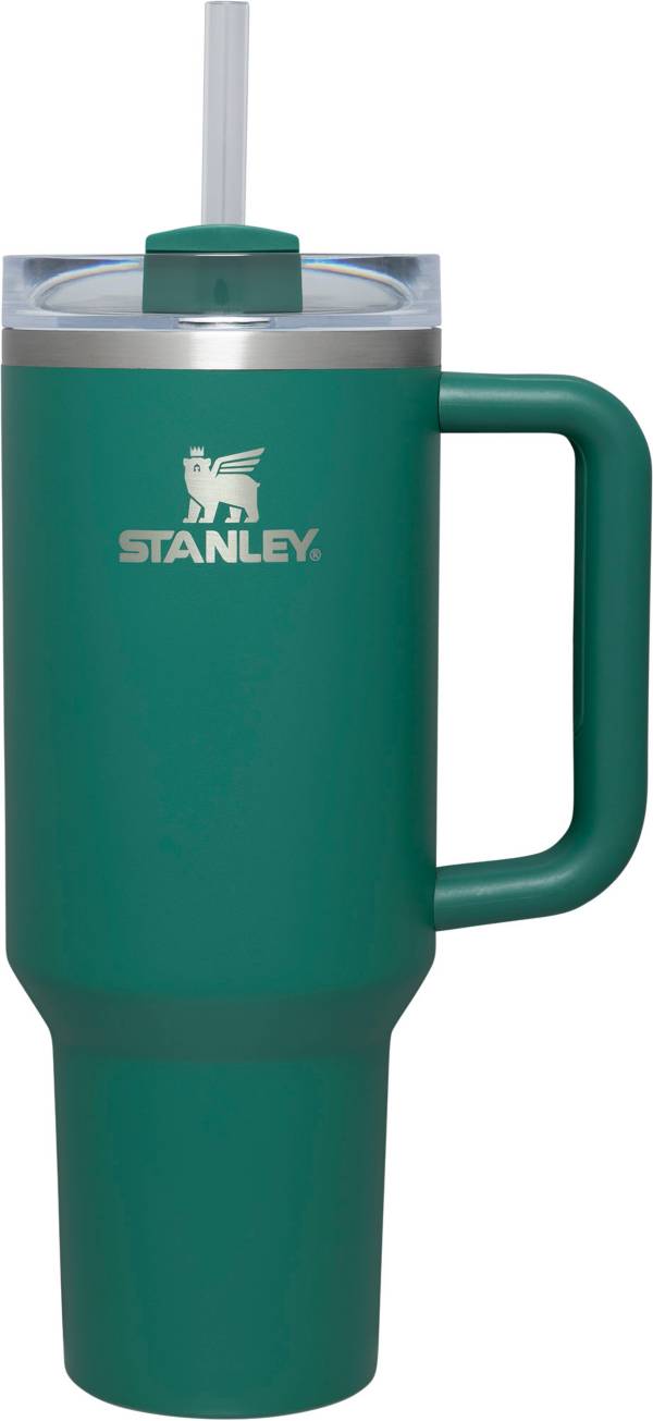 Stanley 40 oz Tumbler Handle Straw 🔥 Steel Flowstate Quencher H2.0, Pool  Blue