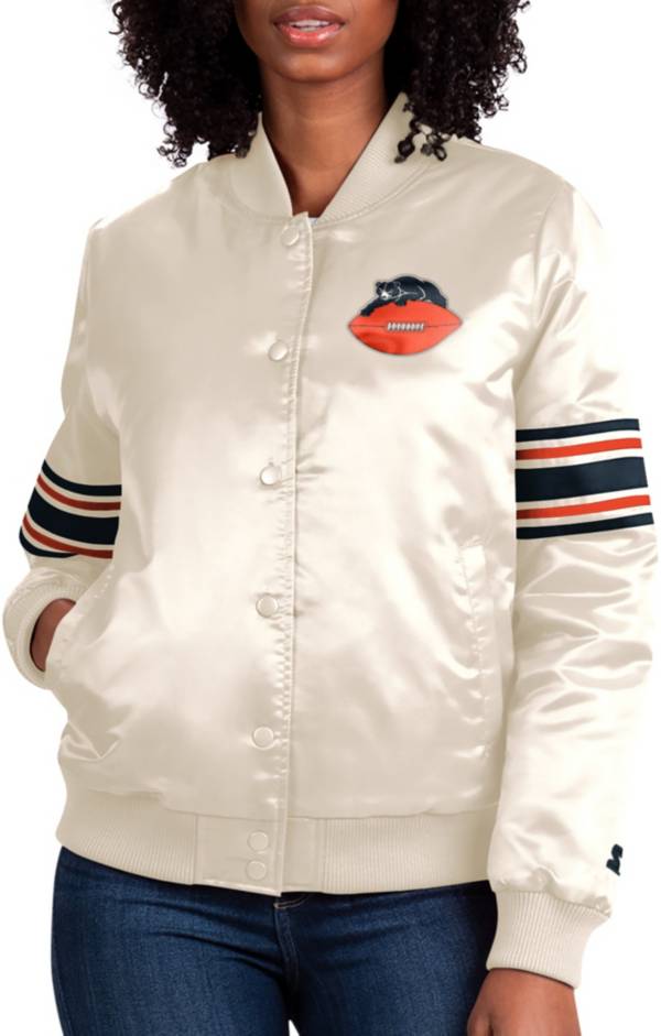 Starter Women's Chicago Bears Line-Up White Snap Jacket product image