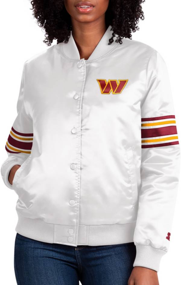 Starter Women's Washington Commanders Line-Up White Snap Jacket product image