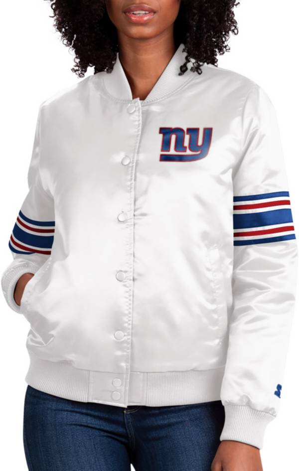 Starter Women's New York Giants Line-Up White Snap Jacket product image