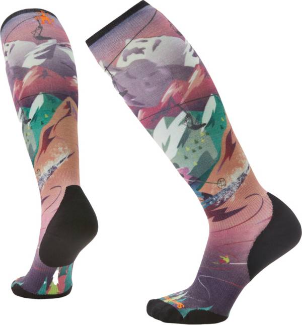 Smartwool Women's Ski Targeted Cushion Lift Bunny Print Over The Calf Socks product image