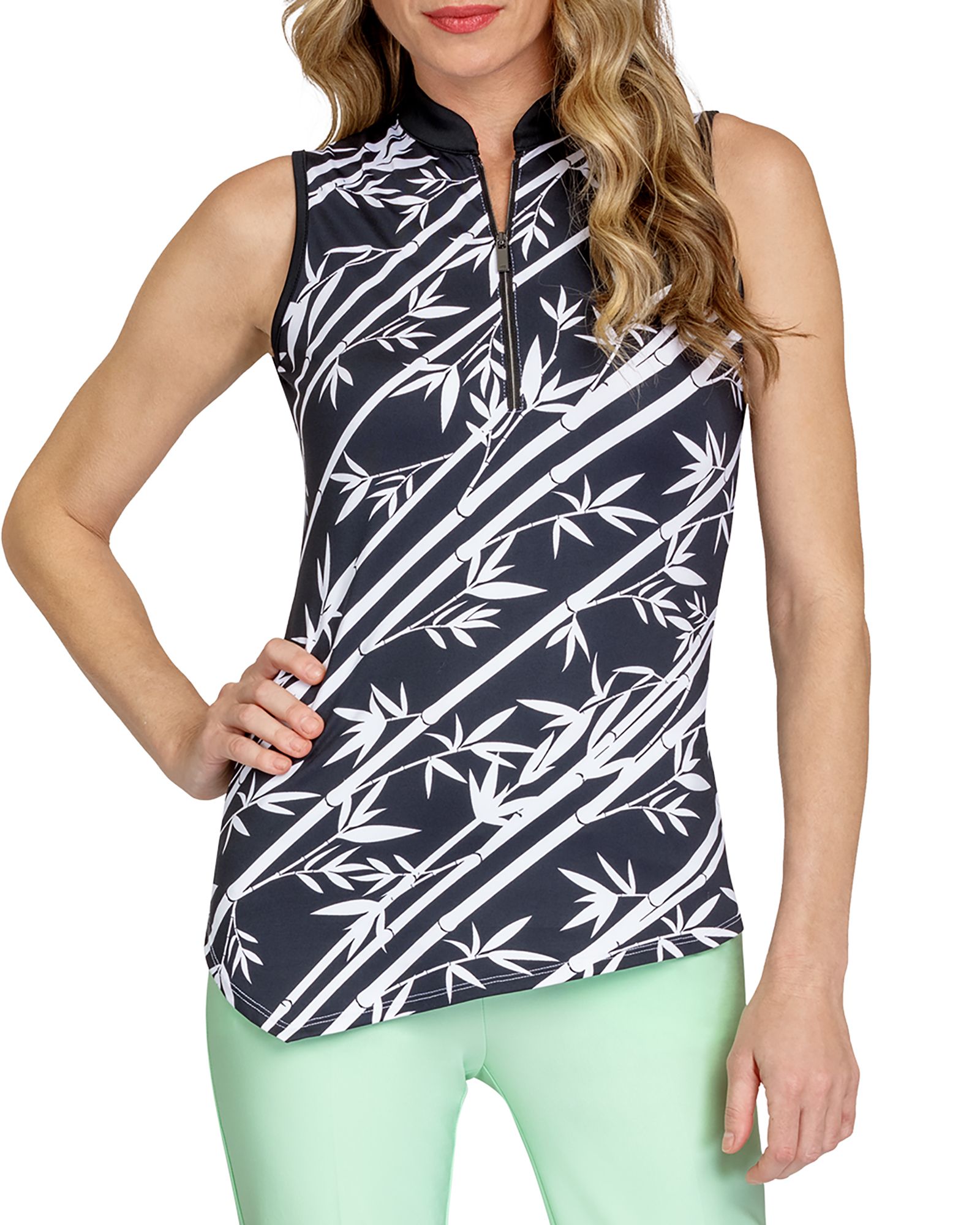 Tail Women's Sleeveless Quarter Zip Maidoly Golf Polo product image