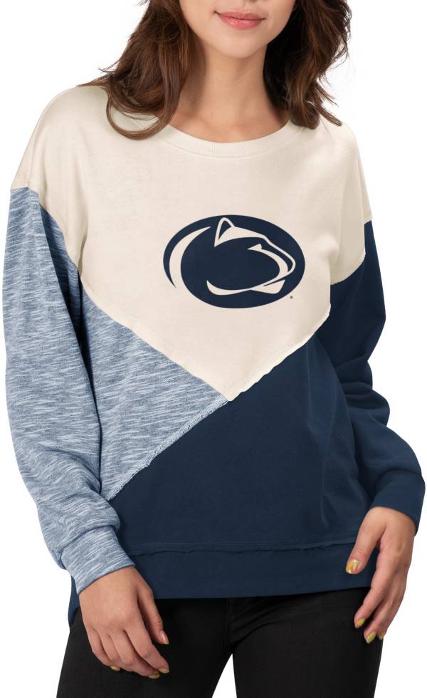 Touch by Alyssa Milano Women's Penn State Nittany Lions Blue Star Player Crew Neck Sweatshirt product image