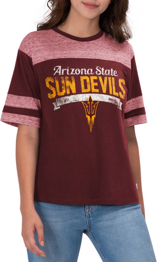 Touch by Alyssa Milano Women's Arizona State Sun Devils Maroon All Star T-Shirt, XL, Red