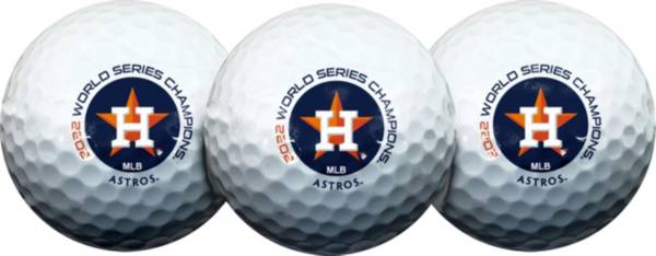 Team Effort 2022 World Series Champions Houston Astros Golf Balls - 3 Pack product image
