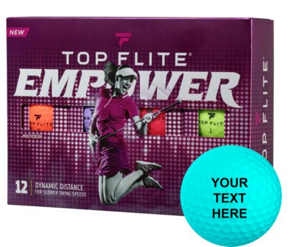 Top Flite Women's 2022 Empower Matte Multi-Color Personalized Golf Balls product image