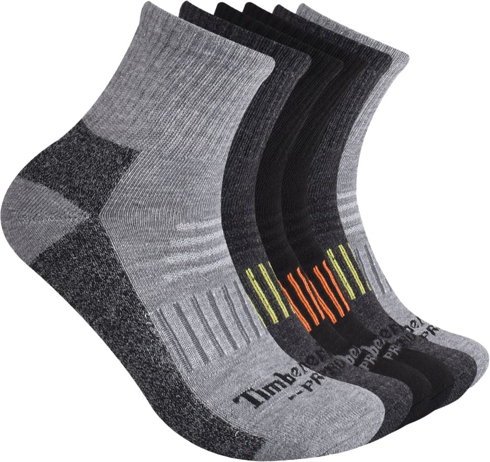 Timberland Pro Men's Half Cushion Quarter Socks - 6 Pack product image