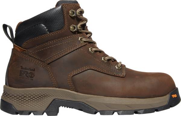 Timberland pro men's titan 6 waterproof on sale soft toe boot