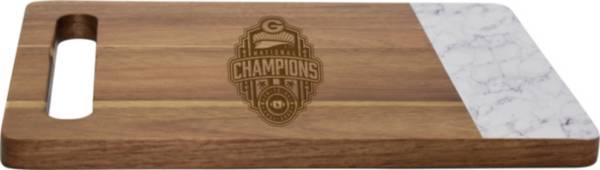 The Memory Company 2022 College Football National Champions Georgia Bulldogs Acacia with Faux Marble Board product image