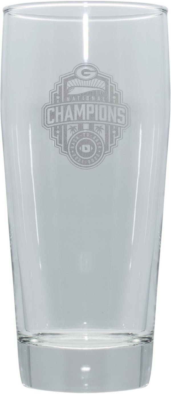 The Memory Company 2022 College Football National Champions Georgia Bulldogs 16 oz. Clubhouse Pilsner Glass product image