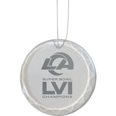 sorry, The Memory Company 2021 Super Bowl LVI Los Angeles Rams Etched Glass Ornament is currently out of stock