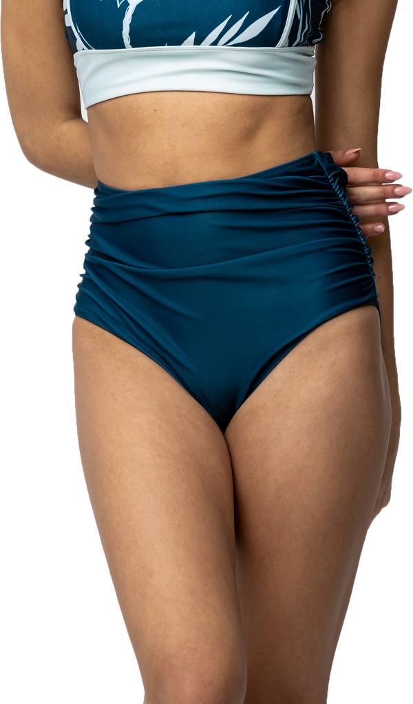 Nani Swimwear Women's High Rise Ruched Swim Bottoms
