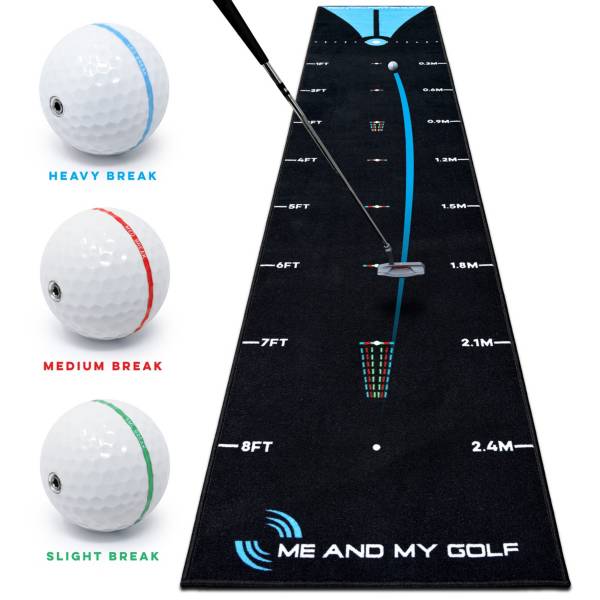 Me And My Golf Breaking Ball Putting Mat - Includes Instructional Training Videos product image