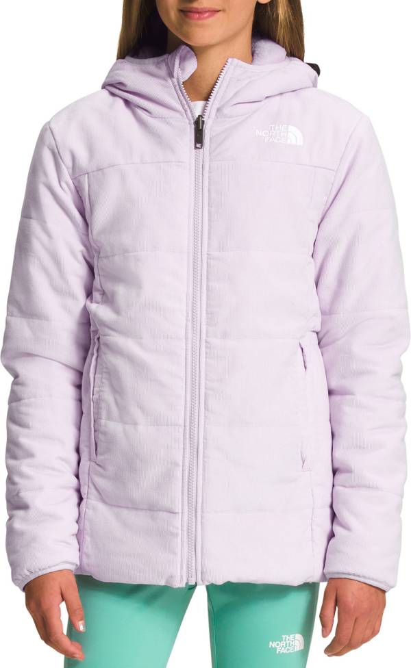 The north face girl's reversible mossbud hot sale swirl jacket