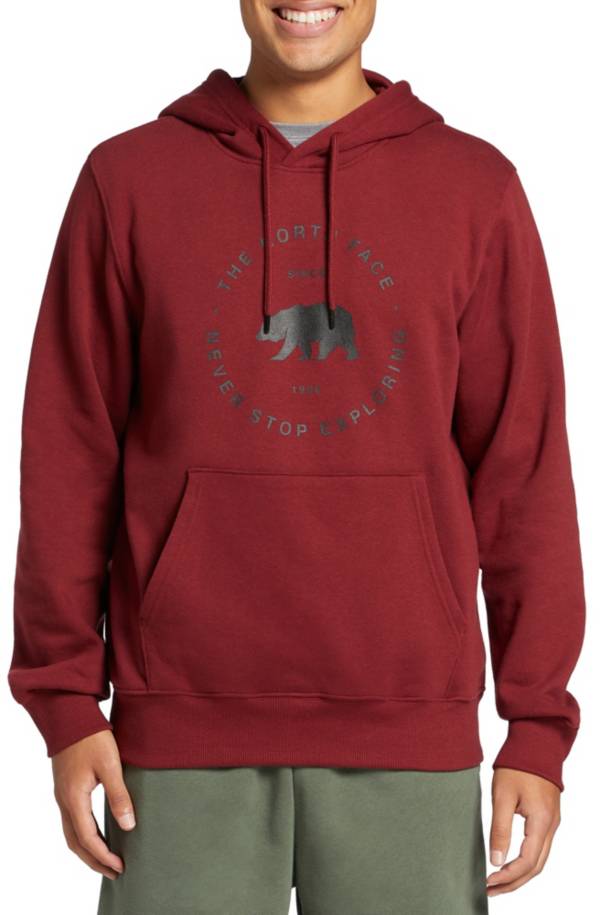 North face hoodie online mens red