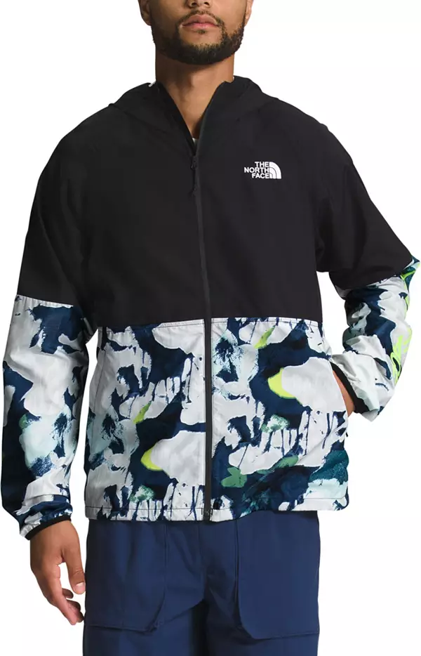 The North Face Men's Printed Flyweight 2.0 Hooded Full Zip 