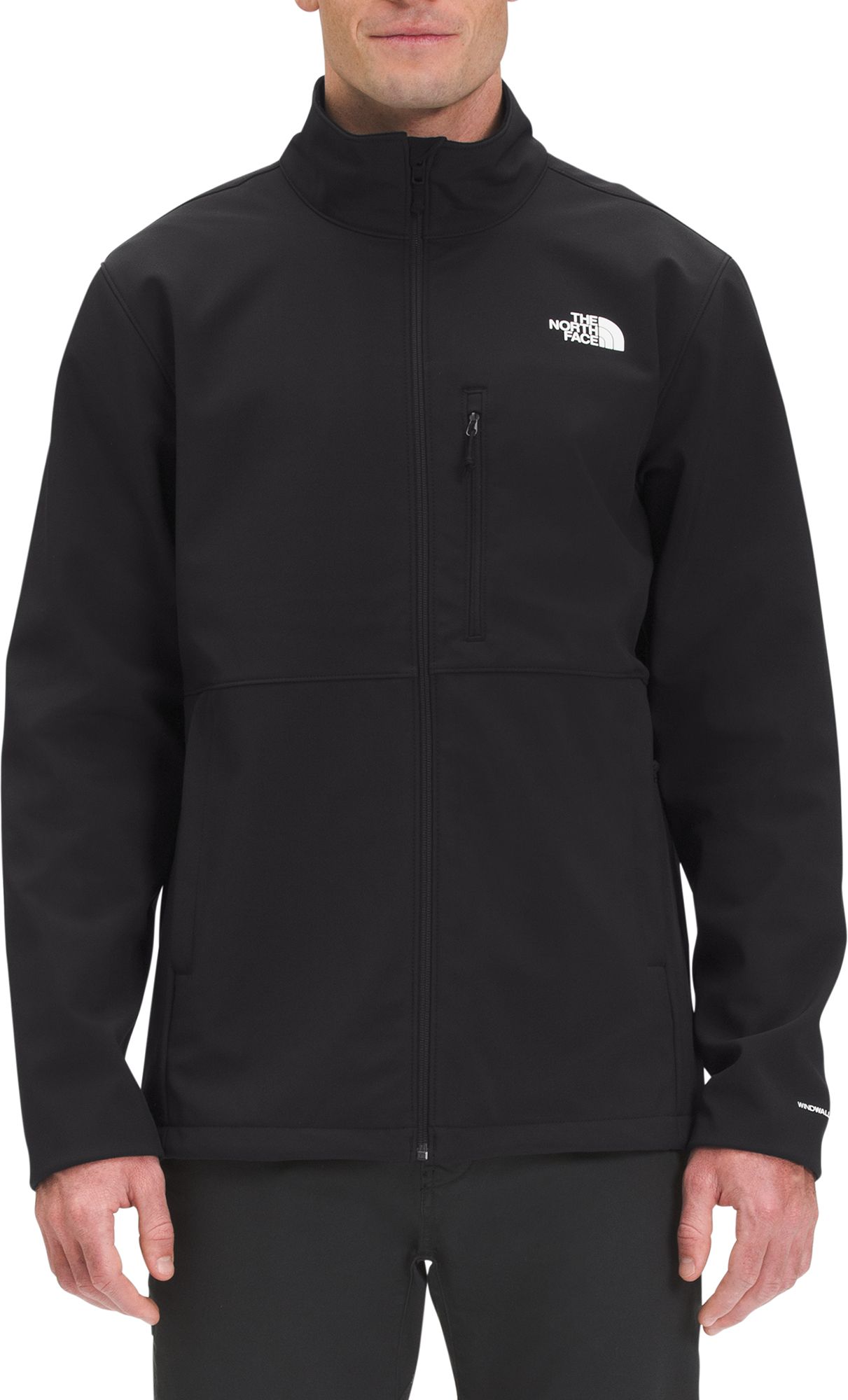 the north face junior windwall full zip jacket black