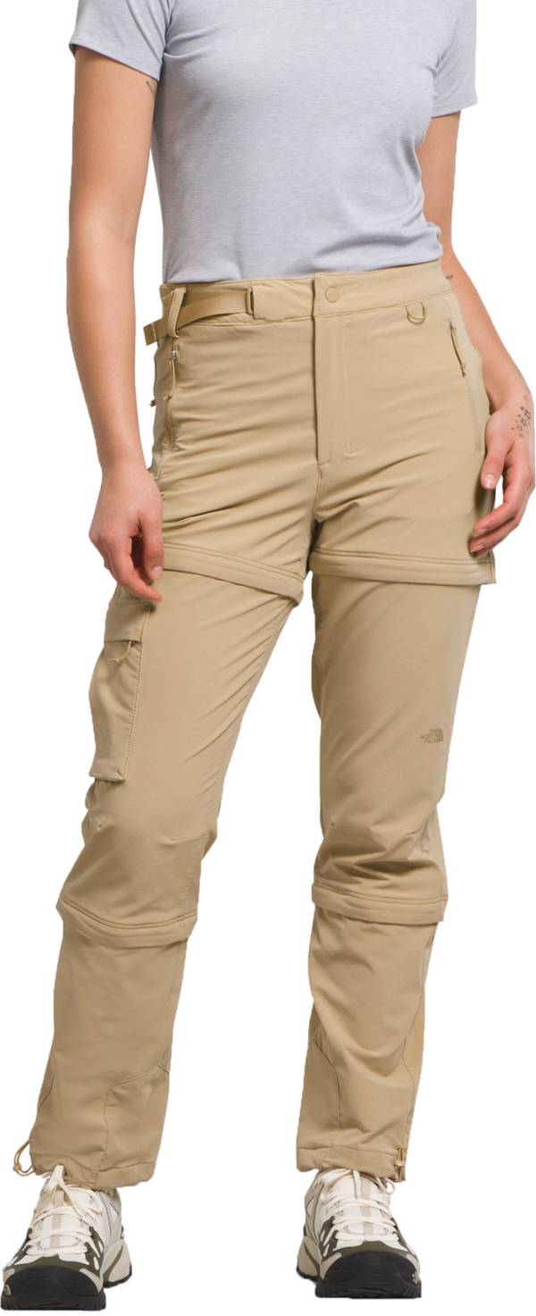 The North Face Tear Away Zip Long Cargo Pants Beige Women’s Size 10 Long.  B7 