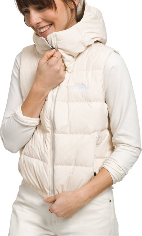 White down shop vest womens