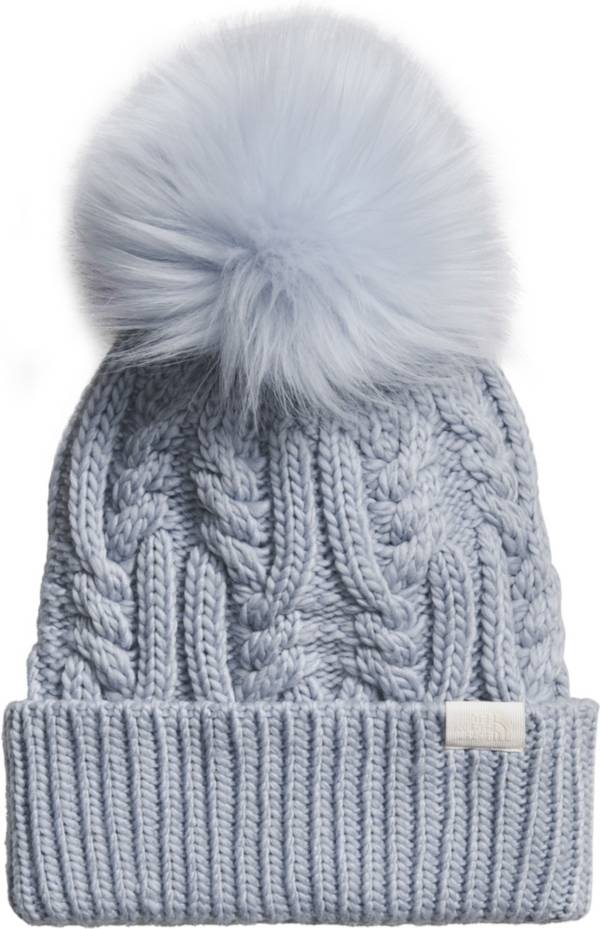 The North Face - Oh Mega - Bonnet à pompon en fausse fourrure - Bleu