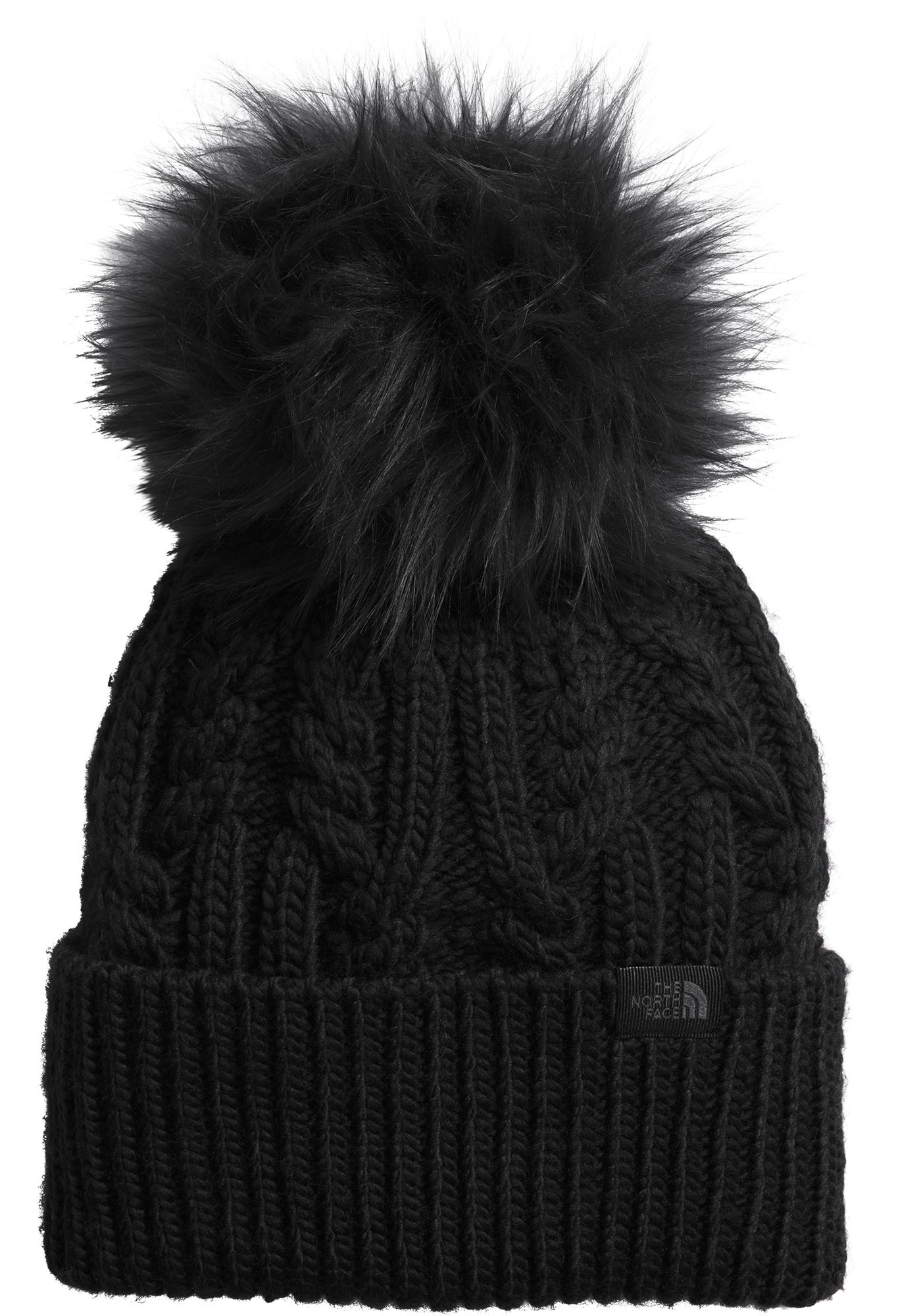 North face oh mega fur pom beanie best sale