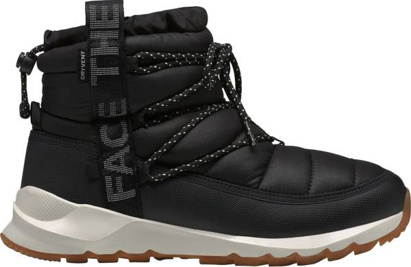 The north outlet face black boots