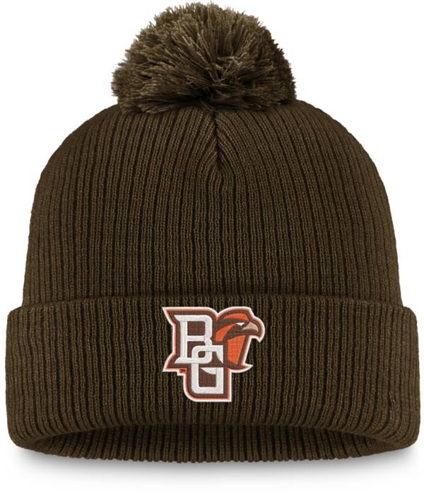 Top of the World Bowling Green Falcons Brown Cuffed Pom Knit Beanie product image