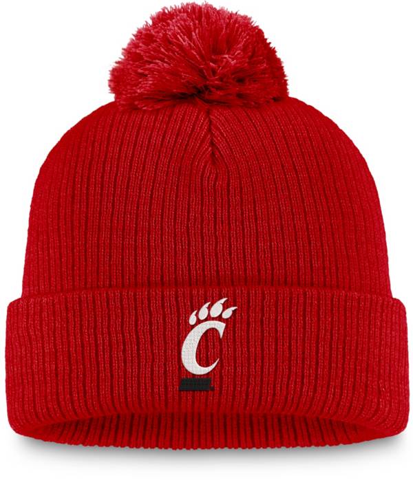 Top of the World Cincinnati Bearcats Red Cuffed Pom Knit Beanie product image