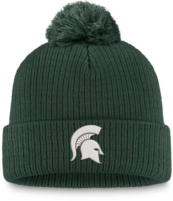 Top of the World Michigan State Spartans Green Cuffed Pom Knit Beanie product image