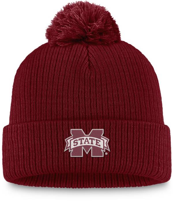 Top of the World Mississippi State Bulldogs Maroon Cuffed Pom Knit Beanie product image