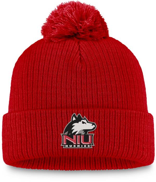 Top of the World Northern Illinois Huskies Cardinal Cuffed Pom Knit Beanie product image