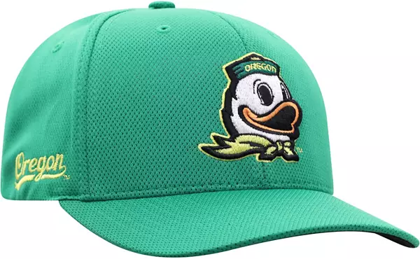 Top of The World Men's Oregon Ducks Green Reflex Stretch Fit Hat