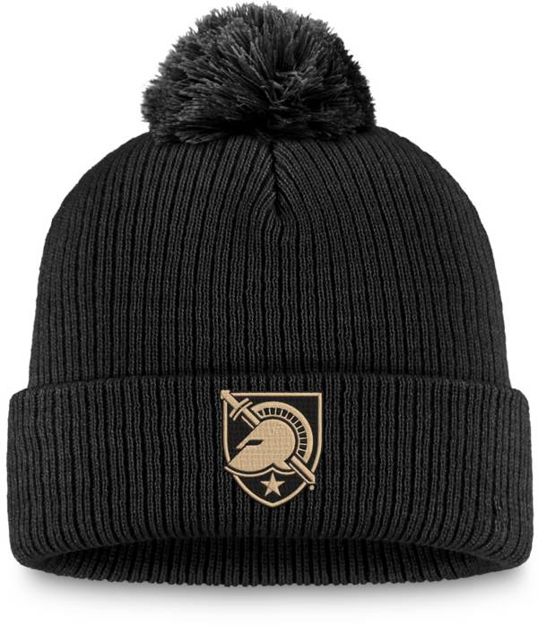 Top of the World Army West Point Black Knights Army Black Cuffed Pom Knit Beanie product image