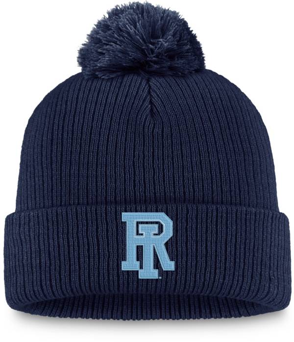 Top of the World Rhode Island Rams NavyBlue Cuffed Pom Knit Beanie product image