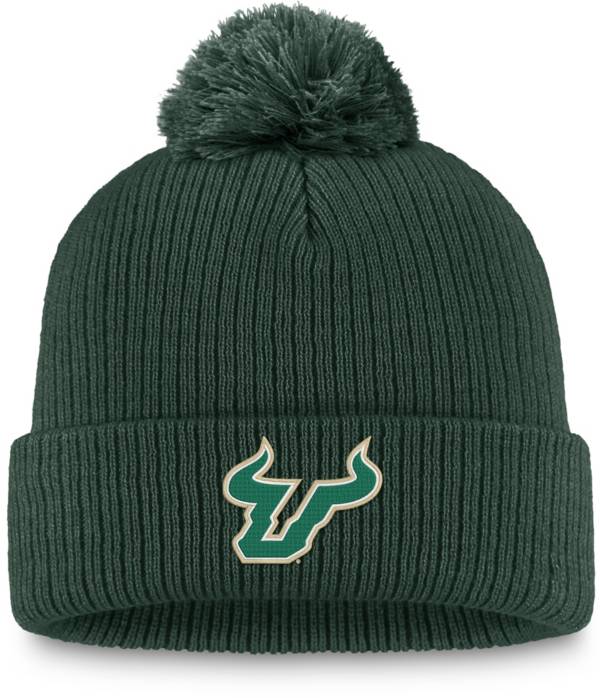 Top of the World South Florida Bulls Green Cuffed Pom Knit Beanie product image