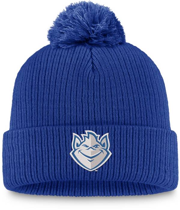 Top of the World Saint Louis Billikens Blue Cuffed Pom Knit Beanie product image