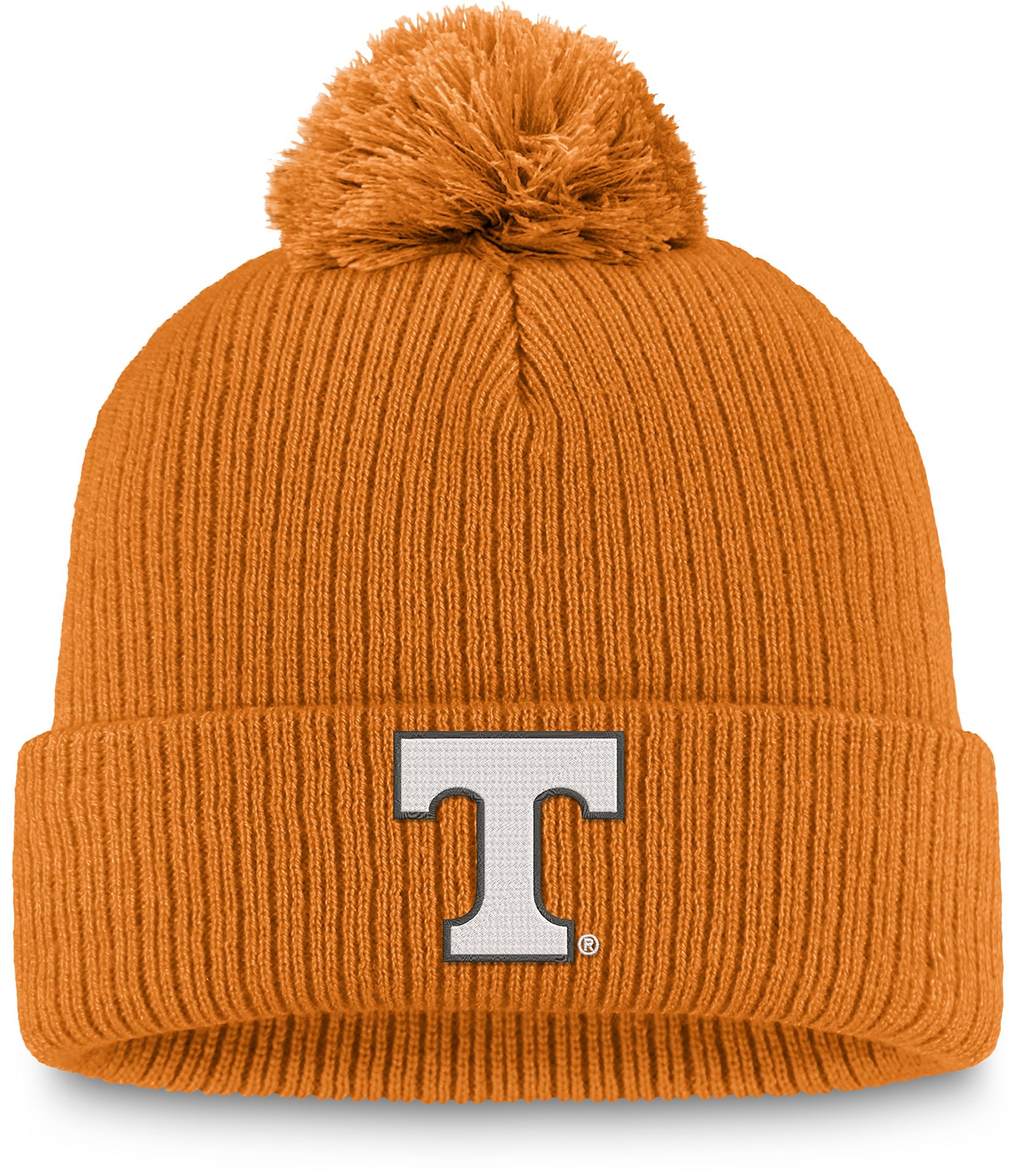 Top Of The World Tennessee Volunteers Tennessee Orange Cuffed Pom Knit ...