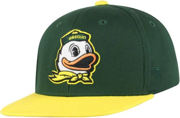 Top of the World Youth Oregon Ducks Green Maverick Adjustable Hat product image