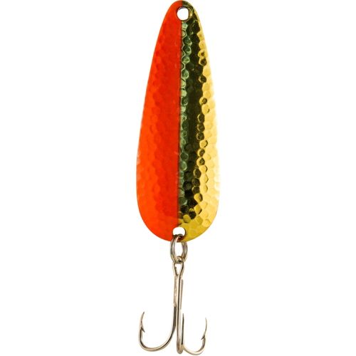 brown coronation spoon fishing lure Typhoon Spoons: Orange/Gold  Cleardrift Tackle Shop the spoon should be swung through potential areas and hole fish are hanging out in by casting across the river Rainbow Plastics Pot-O-Gold Steelhead Special