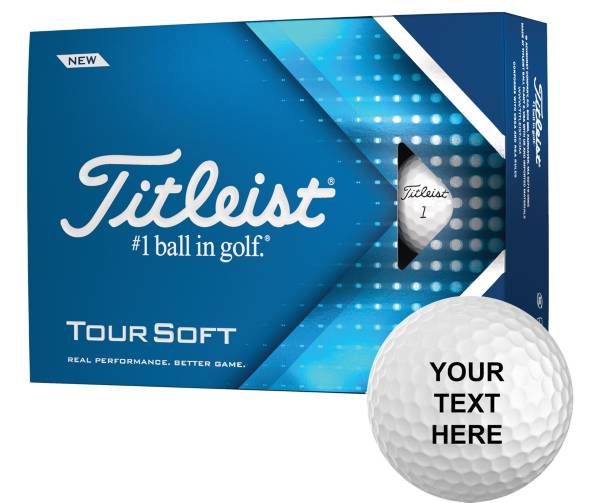 Titleist 2022 Tour Soft Same Number Personalized Golf Balls product image