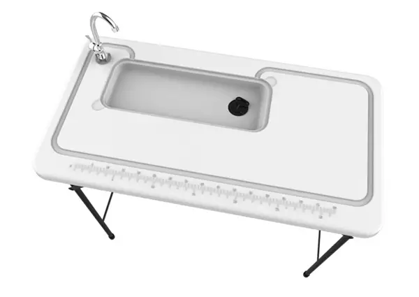 Valley Sportsman Portable Filet Processing Table with Sink and Faucet